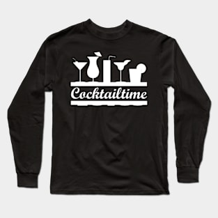 Cocktailtime Funny Alcoholic Long Sleeve T-Shirt